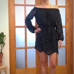 NWOT Lovers + Friends Navy Lace Dress - M